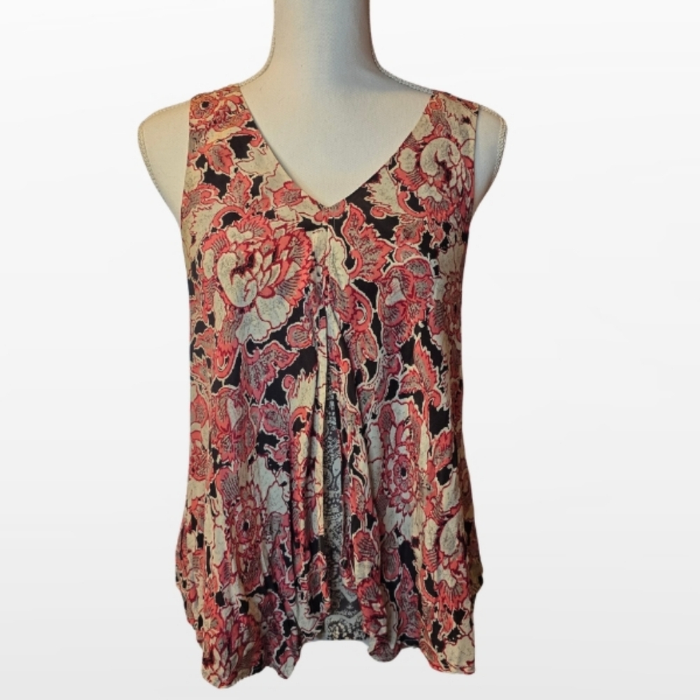Lucky Brand Women's Layered Boho Tank Small